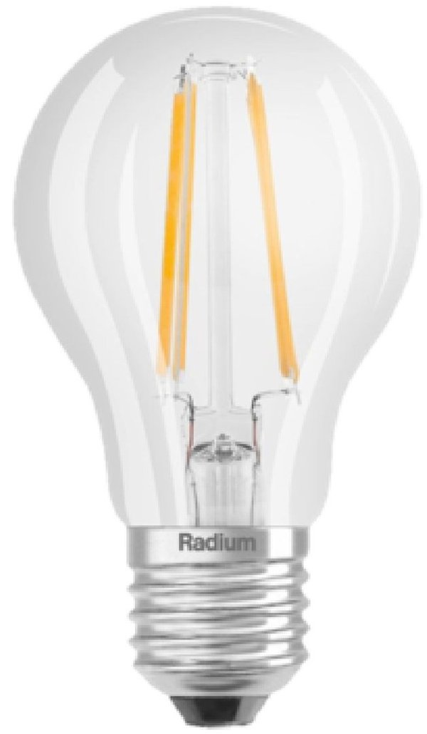 Radium LED Standardlampe 7,5W warmweiss dimmbar klar Sockel E27