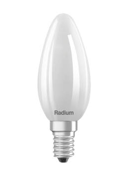 Radium LED Kerzenlampe 5,5W warmweiss matt Sockel E14