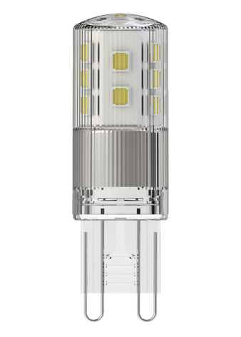 Radium LED Stiftsockellampe 3W 230V 320lm warmweiss dimmbar Sockel G9